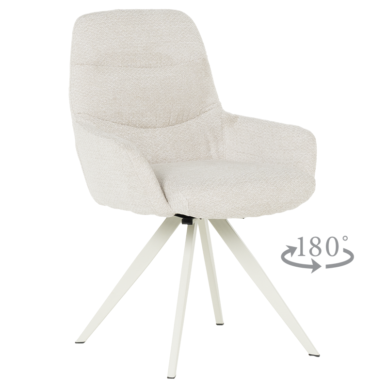 Трапезен стол ASCOT 1 шампанско B 03 (въртящ)